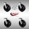 Service Caster 8 Inch SS Glass Filled Nylon Swivel Caster Set with Roller Bearing and Swivel Lock SCC-SS30S820-GFNR-BSL-4 - alternate 4